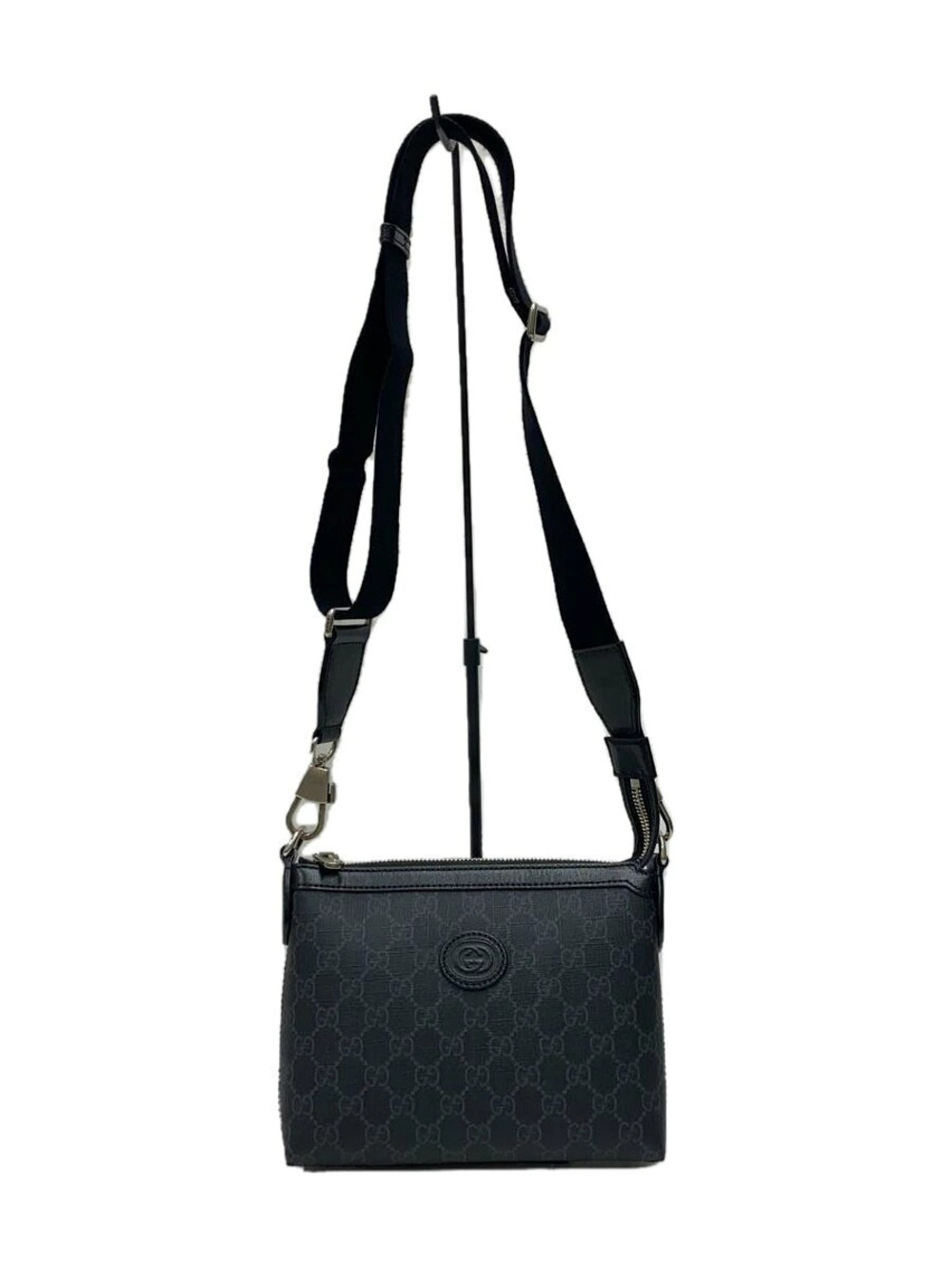 Gucci Shoulder Bag GG Supreme Black All over